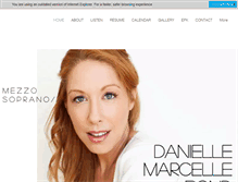 Tablet Screenshot of daniellemarcellebond.com